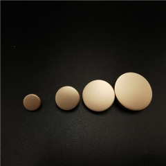 hot sale plain gold metal shank buttons for clothing button