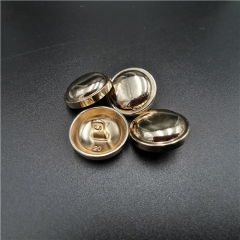 fashion gold round alloy button for jacket