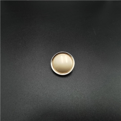 2cm gold round shank button custom made buttons for clothes