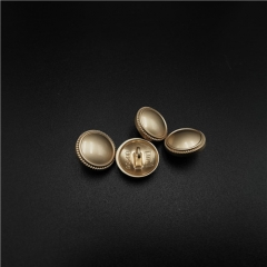 gold alloy stock button and custom clothing buttons