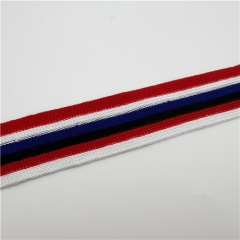 fashion multicolor grain stripe webbing 30mm