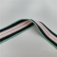 customized knitted stripe webbing band