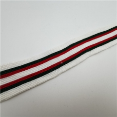 wholesale knit stripe twill tape for clothing