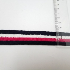 new polyester non-stretch webbing sports wear strip knitted tape