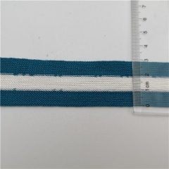 blue and white grain knitting webbing 30mm