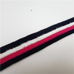 new polyester non-stretch webbing sports wear strip knitted tape