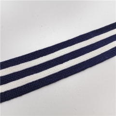 hot sale navy and white stripe knitting stripe ribbon