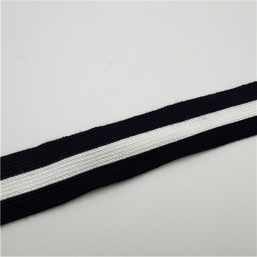 stripped polyester knitting ribbon