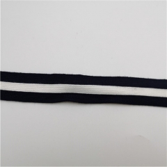 stripped polyester knitting ribbon