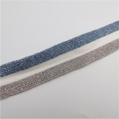 hot sale metallic ployester webbing tape