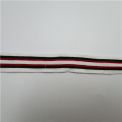 wholesale knit stripe twill tape for clothing