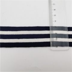 hot sale navy and white stripe knitting stripe ribbon