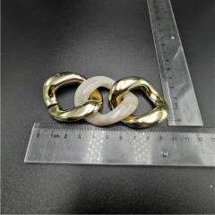 new fashion ABS plastic buckle chain for 2021