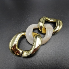 new fashion ABS plastic buckle chain for 2021