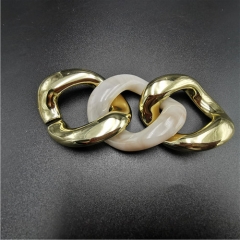 new fashion ABS plastic buckle chain for 2021