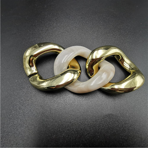 new fashion ABS plastic buckle chain for 2021