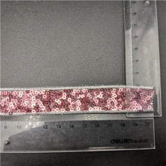 high quality 2cm embroidery sequin tape trimming