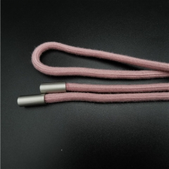 custom weaving drawcord string with metal end