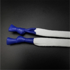 custom bowknot silicone dipped tips hoodies cord