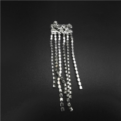 elegant women brooch fringe trims