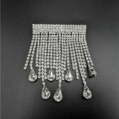 fashion bling bling fringe diamond brooches