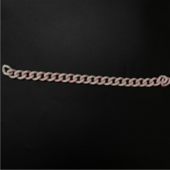 custom pink plastic bag /garment chain