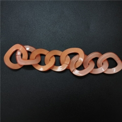 manufacturer wholesale accessories plastic chain acrylic Chain link for Bag handle necklace garment