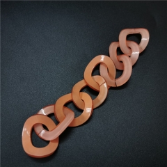 manufacturer wholesale accessories plastic chain acrylic Chain link for Bag handle necklace garment