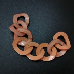 manufacturer wholesale accessories plastic chain acrylic Chain link for Bag handle necklace garment