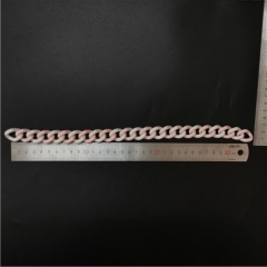 custom pink plastic bag /garment chain