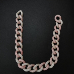 custom pink plastic bag /garment chain