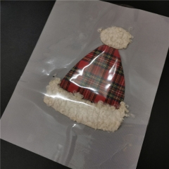 Garment accessories fancy heat transfer 3D Christmas hats decoration patches