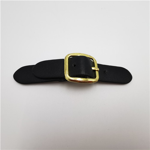 high quality metal pu toggle button for lady's shoes