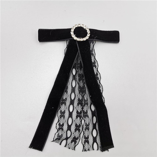 lace and velvet brooches jewerly tie broche for woment clothing