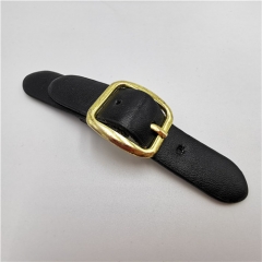 high quality metal pu toggle button for lady's shoes