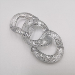 2021 summer fashion clear acrylic chain link for bag and clothing