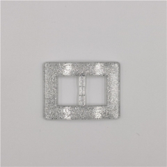 custom square rectangle clear grey belt buckle for summer