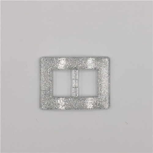 custom square rectangle clear grey belt buckle for summer