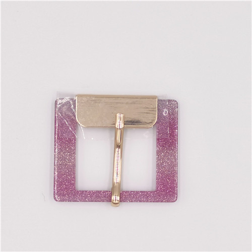 wholesale adjustable acrylice glitter pink buckle