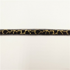 fashion suede leopard hot fix heat transfer tapes for garment