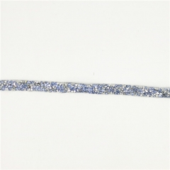 fancy 1cm rhinestone hot fix tape trim