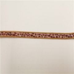 wholesale hot fix new facny leopard chain tapes