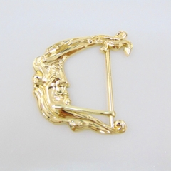 classical gold metal buckle for garment