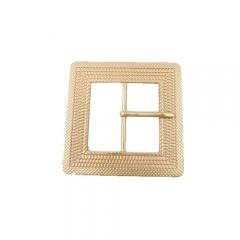 fashion rattan square buckle 2024 custom belt buckles