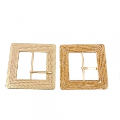 fashion rattan square buckle 2024 custom belt buckles