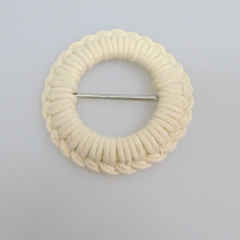 offwhite cotton rope round nice belt buckles， large belt buckles for sale