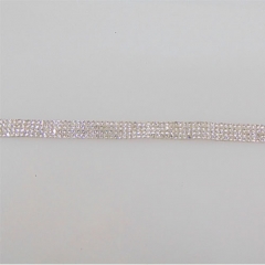 glass stone hot fix flat back rhinestone crystal resin stone heat transfer lace trimming tape