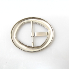 Hot zinc alloy center round buckle nickel buckle for skirts, dog collars, travel bags