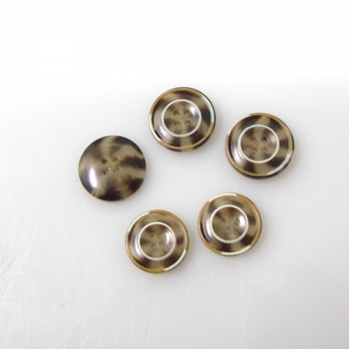 hot selling round 4 holes resin buttons adiustable fancy webbing polyester button for clothing