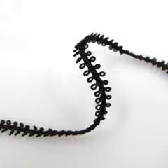 Black small fragrant wind eyelashes accessories webbing